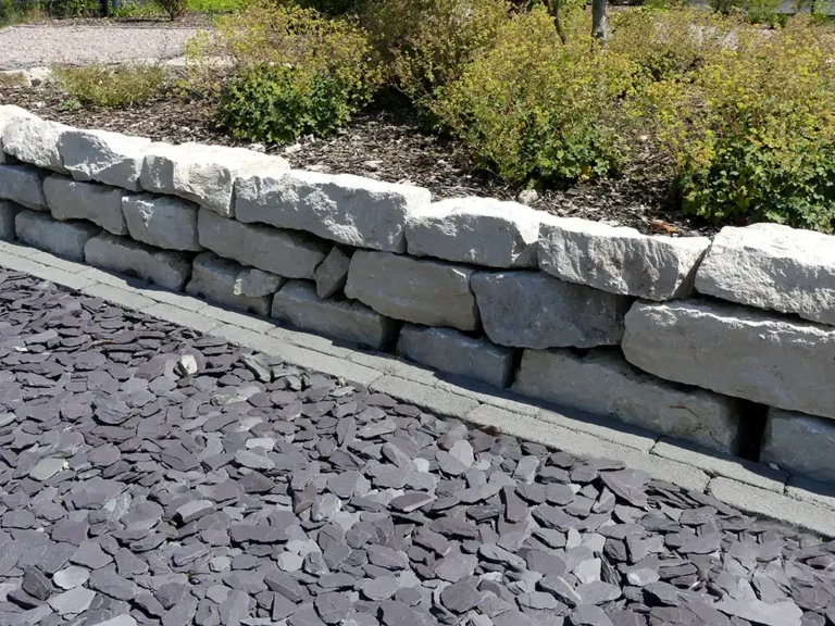 Gemauerte Beeteinfassung