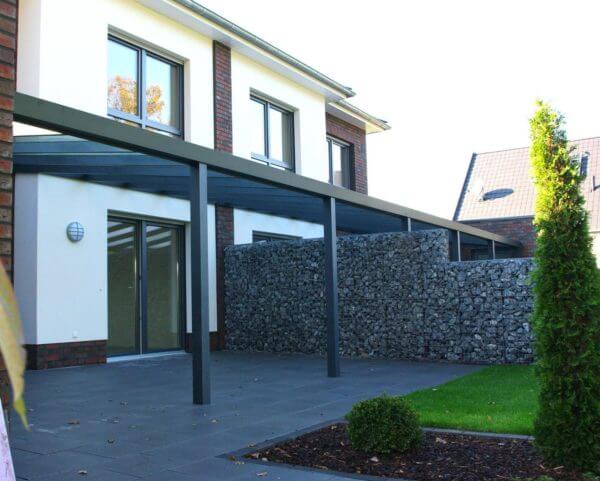 gabionenmauer als laermschutz