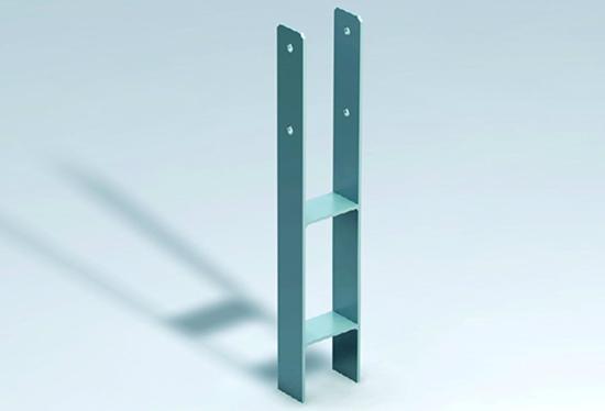 H-Pfostenträger stehend