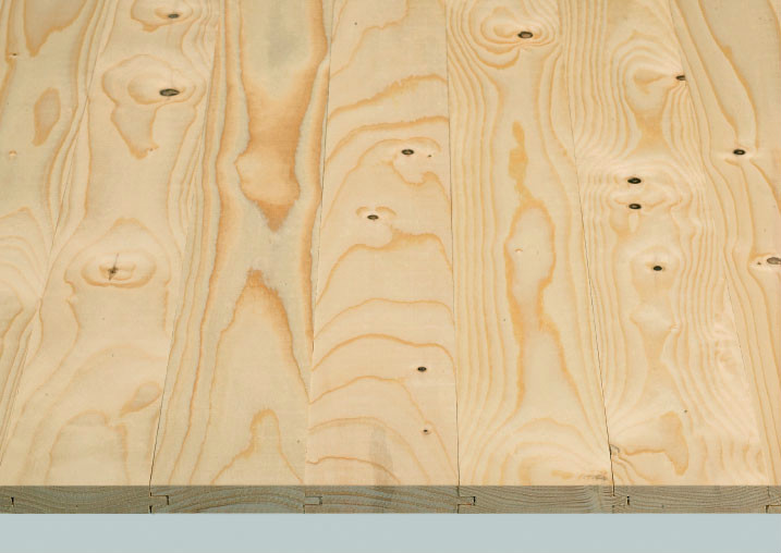 Rauspund als Fußboden